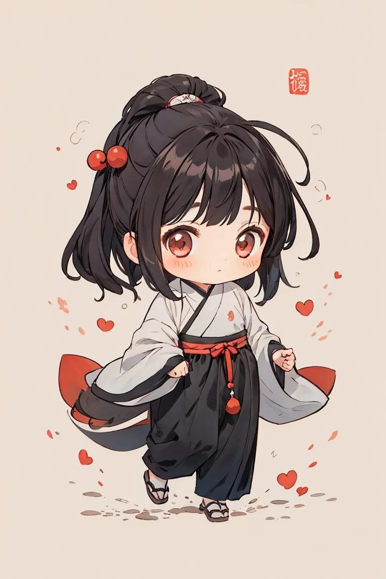 best quality, shouhui,1girl,hanfu, <lora:shouhui:0.8>,chibi, <lora:shuV2:0.3>