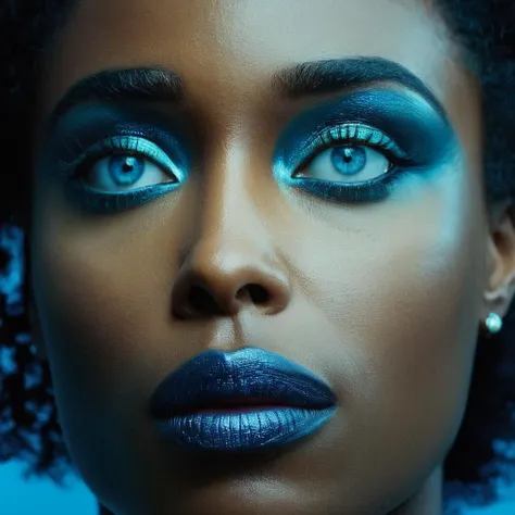 UHD, 4k, ultra detailed, cinematic, a photograph of <lora:Film Grain style:1> Film Grain style
<lora:Kodak Motion Picture Film Style v4:1>
An Oscar winning for Best Cinematography a closeup of a very beautiful black woman with blue eyes and black hair Kodak Motion Picture Film Style, epic, beautiful lighting, inpsiring