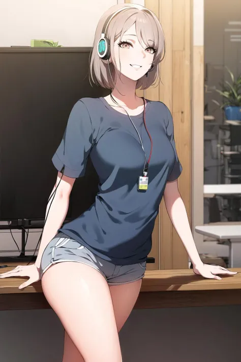 solo, standing, looking at viewer, indoors, sunny, normal angle, contrapposto, clear background, smile
<lora:Yoon-Ha:0.8>, choi yoon-ham, headphones, seated, from side