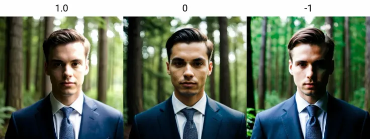 man in suit, forest, 8k, 4k, headshot <lora:light_slider_v1:1.0>
