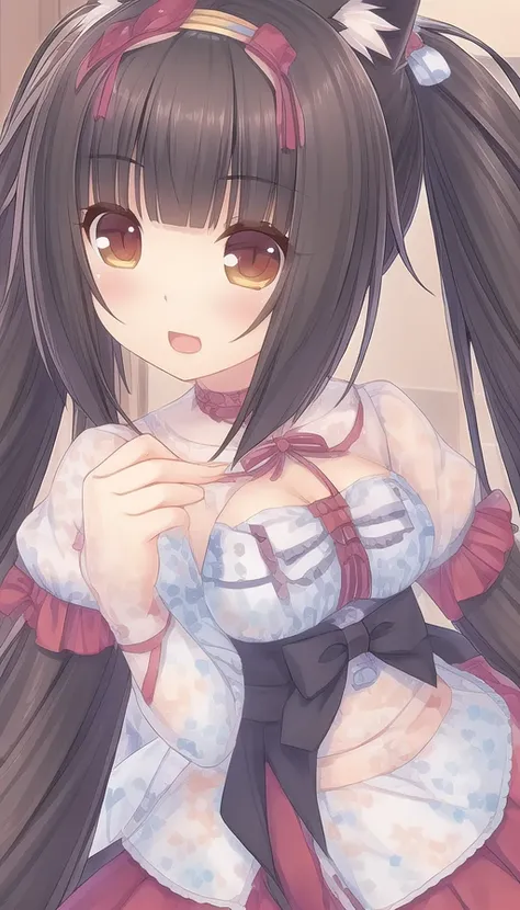 <lora:QKLNekoPara-V3 (15):0.7> <lora:NekoPara--Chocolat:0.3>