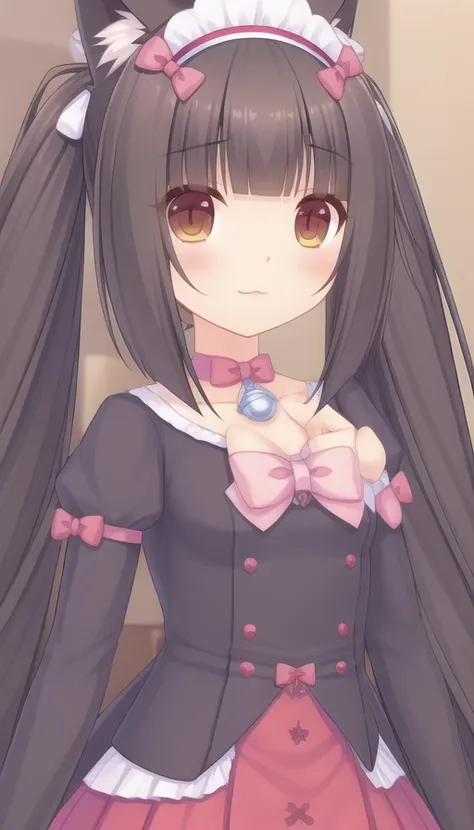 <lora:QKLNekoPara-V3 (15):0.6> <lora:NekoPara--Chocolat:0.4>