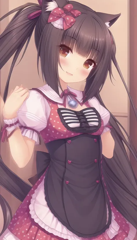 <lora:QKLNekoPara-V3 (15):0.7> <lora:NekoPara--Chocolat:0.3>