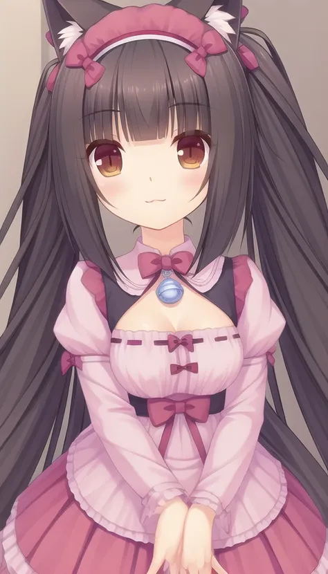 <lora:QKLNekoPara-V3 (15):0.6> <lora:NekoPara--Chocolat:0.4>