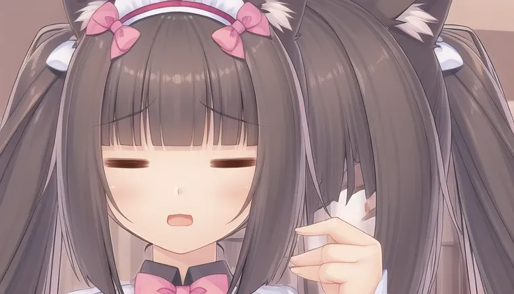<lora:QKLNekoPara-V3 (15):0.7> <lora:NekoPara--Chocolat:0.3>