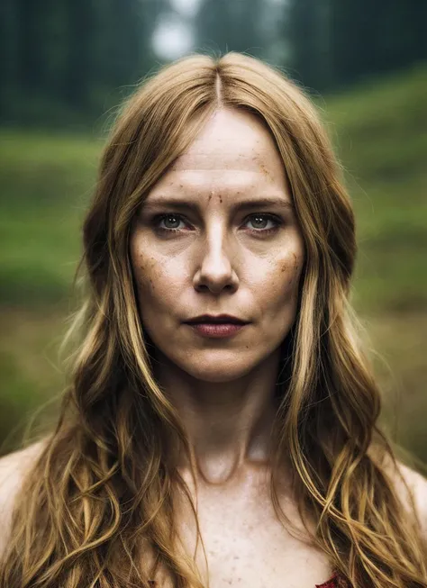 A stunning intricate full color portrait of (sks woman:1) as (viking warrior), (barbarian), epic character composition, by ilya kuvshinov, alessio albi, nina masic, sharp focus, natural lighting, subsurface scattering, f2, 35mm, film grain, <lora:locon_amyryan_v1_from_v1_64_32:1.25>