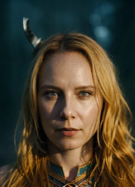 A stunning intricate full color portrait of (sks woman:1) as (viking warrior), (barbarian),  epic character composition, by ilya kuvshinov, alessio albi, nina masic, sharp focus, natural lighting, subsurface scattering, f2, 35mm, film grain, <lora:locon_amyryan_v1_from_v1_64_32:1.25>
