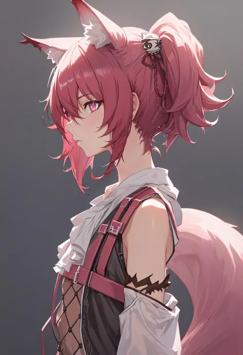 (safe:1.10), best quality, masterpiece, highres, solo, (shamare_arknights:1.10), profile, from side, upper body, 13 <lora:shamare_arknights:0.80>