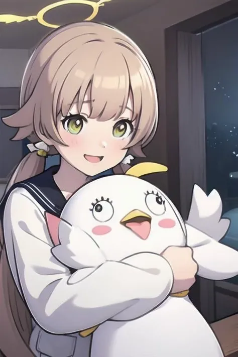 ultra-detailed, high resolution, extremely detailed cg, anime picture, (masterpiece, best quality:1.4), illustration, 2girl, <lora:deresute-v1.2:0.2> BREAK
2girl, hifumidef, halo, school uniform, (laughing), hug, <lora:hifumi1:1.0> BREAK
2girl, peroro, <lora:PeroroSama_v9:0.8>