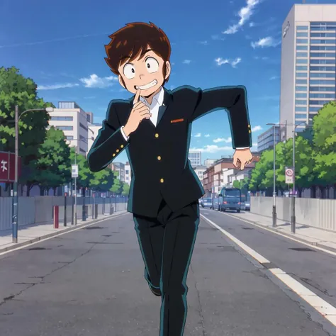 <lora:AtaruMoroboshi001:0.7>,grin,
AtaruMoroboshi,1boy,
gakuran,collared shirt,
full body,running,city,