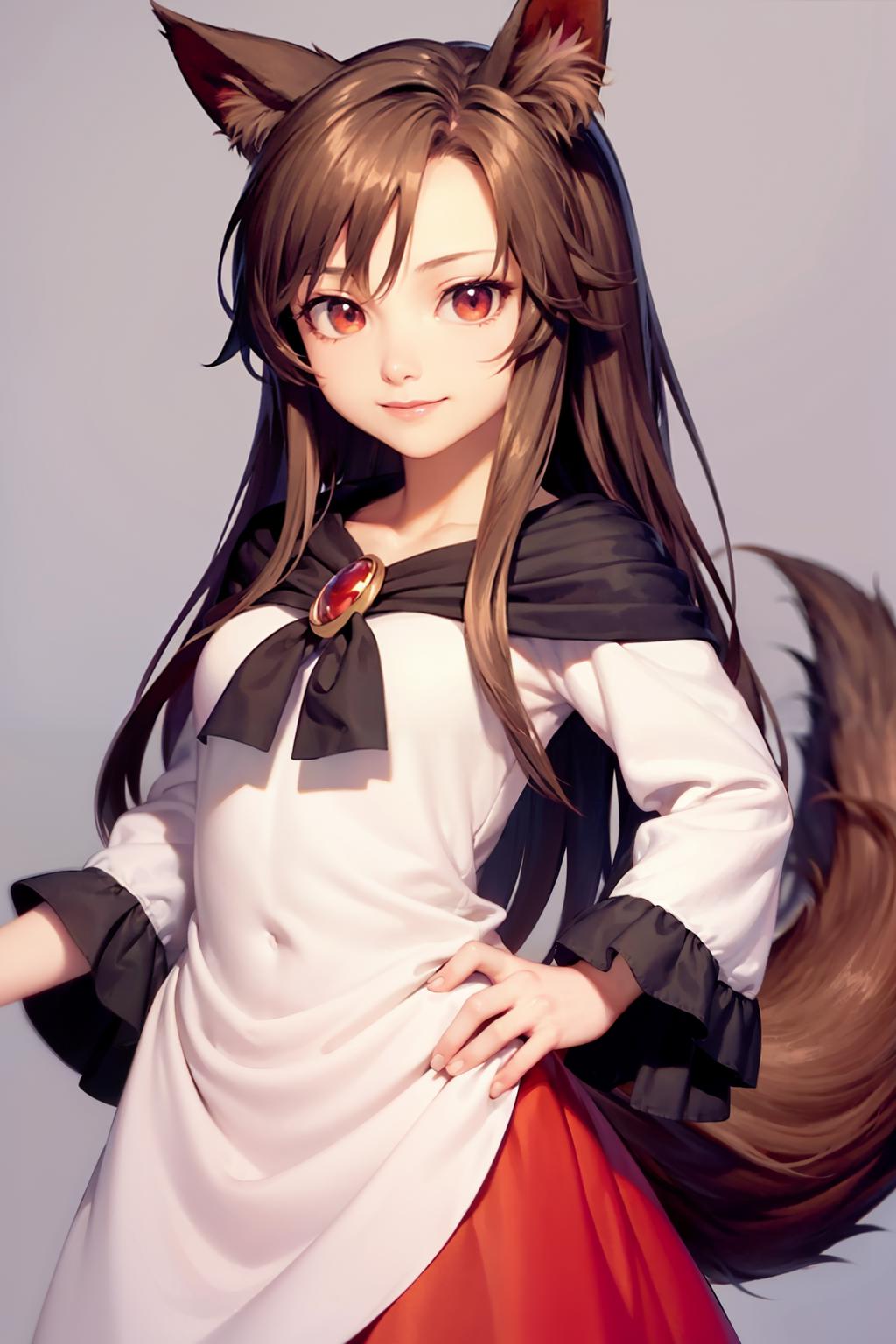imaizumi kagerou (touhou) 今泉影狼 东方project v1.0