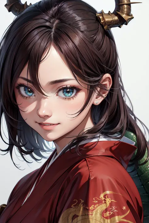 professional lighting,from side,(cowboy shot:1.2),stylish pose,<lora:anti_longtorso_v10:2>,
BREAK
1girl,solo,smile,green eyes,(slit pupils:1.2),<lora:Loraeyes_V1:0.5>,
BREAK
brown hair,long hair,(forehead:1.1),ponytail,hair ribbon,curry,(dragon horns:1.3),(dragon tail:1.4),
BREAK
japanese clothes,(red kimono,print kimono:1.2),(furisode:1.2),obi,
BREAK
outdoors,winter,new year,day,japan,(shrine,torii:1.2),<lora:boldline:-0.3>,<lora:hyperdetailer_v095:0.3>,<lora:SEISHOUJO:0.3>,, (masterpiece, ultra-detailed, best quality:1.5),
(high resolution:1.5),(beautiful pretty cute face, beautiful detailed eyes:1.3),
shiny skin,shiny hair,