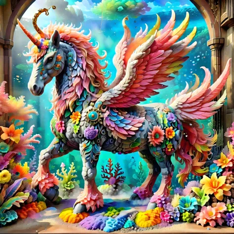 {"prompt": "by Heinz Anger, Build a stunning, highly detailed masterpiece, divine, hippogriff, centaur, a colorful chalkdust coral reef teeming with marine life, marine flower life, (impassioned, steampunk:1.2), Stained glass style, Vibrant, beautiful, translucent, intricate, detailed, (masterpiece, intricate details:1.2)", "negative_prompt": "worst quality, low quality, low contrast, blurry, low quality, medium quality, watermark, username, signature, text, bad anatomy,", "seed": 4048657019, "use_stable_diffusion_model": "IrisHeavenlyBlue-3heartschasingDragons-0.50000", "clip_skip": true, "use_controlnet_model": null, "use_vae_model": "sdxl_vae", "sampler_name": "dpmpp_2m", "width": 2048, "height": 2048, "num_inference_steps": 120, "guidance_scale": 12.0, "prompt_strength": 0.1, "use_lora_model": ["ChalkDustStyleSDXL", "Flowery_Style_SDXL"], "lora_alpha": [1.0, 1.0], "use_embeddings_model": null, "tiling": null, "use_face_correction": null, "use_upscale": null}