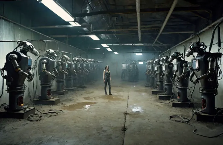 {"prompt": "Create an image set in a dystopian sci-fi world,((((where woman are being exploited in a robotic milking facility.)))) BREAK BREAK In the center of the scene, a sprawling compound houses the((((milking facility,)))) constructed of salvaged metal and illuminated by flickering fluorescent lights. Within the facility,(((( rows of woman, their bodies worn and weathered, are restrained in harnesses or restraints similar to those used in dairy farms. BREAK Tubes and wires connect there breast's to the milking apparatus, extracting a milk from their bodies with cold, mechanical precision.)))) BREAK The image evokes a sense of dystopian oppression and industrial horror, where humans are reduced to mere commodities, exploited for their labor and resources in a world ravaged by greed and decay.. Ultra High Definition 8K, Detailed and Intricate, Digital Art, Photo, Realistic, Cinematic, Close-up, Portrait, Studio Lighting, Beautiful Lighting", "negative_prompt": "censored, worst quality, low quality, low contrast, blurry, low quality, medium quality, watermark, username, signature, text, (((bad anatomy)), watermarks, text,less then ten females", "seed": 1379259004, "use_stable_diffusion_model": "IrisHeavenlyBlue-3heartschasingDragons-0.50000", "clip_skip": true, "use_controlnet_model": null, "use_vae_model": "sdxl_vae", "sampler_name": "dpmpp_2m", "width": 1280, "height": 832, "num_inference_steps": 50, "guidance_scale": 10.0, "use_lora_model": null, "use_embeddings_model": null, "tiling": null, "use_face_correction": null, "use_upscale": null}