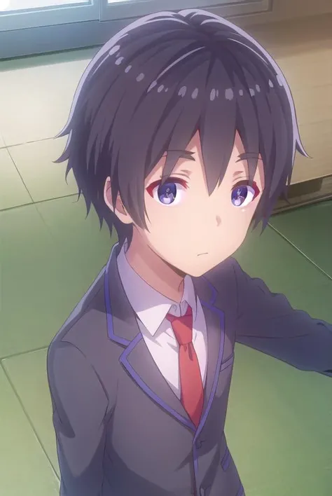 keikikiryuu, <lora:keiki kiryuu s1-lora-nochekaiser:1>,
keiki kiryuu, black hair, (black eyes:1.3), male focus,
BREAK school uniform, jacket, necktie, shoes, pants, red necktie,
BREAK indoors, classroom,
BREAK looking at viewer,
BREAK <lyco:GoodHands-beta2:1>, (masterpiece:1.2), best quality, high resolution, unity 8k wallpaper, (illustration:0.8), (beautiful detailed eyes:1.6), extremely detailed face, perfect lighting, extremely detailed CG, (perfect hands, perfect anatomy),