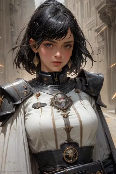 a profestional picutre of emilyB3 , with Petite-Curvy - A smaller-framed body with pronounced curves. , 1girl, <lora:ArmorFusion:0.7>,armorgirls paladin, Champion's Roar: Behavior: The character thrusts her weapon skyward with a triumphant shout. Her movements are bold and powerful, embodying the spirit of victory and glory., , camera angle from below and portrait, photorealism,unreal 5 daz,perfectly drawed hands,perfectly drawed face,perfect body,extremely detailed artgerm greg rutkowski greg,((ultrasharp)),((masterpiece)),((best quality)),((ultradetailed)),((intricated details)),ultradetailed character,detailed face,intricated face details,<lyco:GoodHands-beta2:1>,extremaly detailed background,perfectly detailed face,character focus,intricated details of face,fFaceDetail <lora:add_detail:0.7> ultra realistic,32k,RAW photo,(high detailed skin:1.2),8k uhd,dslr,soft lighting,high quality,film grain, beautiful and aesthetic,extremely detailed