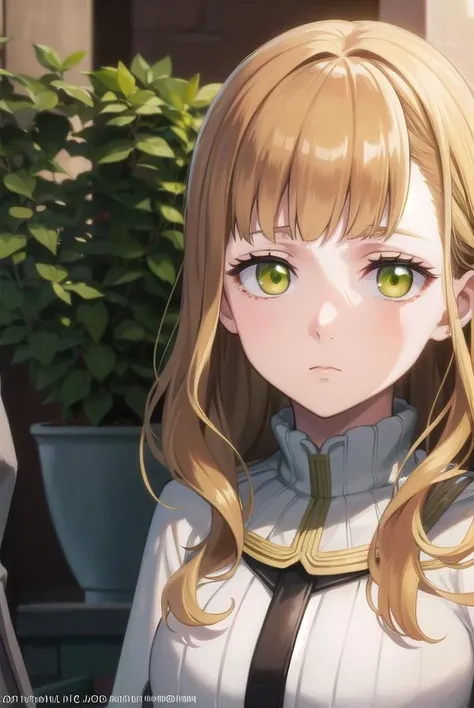 mimosavermillion, <lora:mimosavermillionv2-lora-nochekaiser:1>,
mimosa vermillion, brown hair, (green eyes:1.5), blunt bangs, bangs, medium hair, wavy hair,
BREAK dress, capelet, long sleeves,
BREAK looking at viewer, full body, upper body,
BREAK outdoors,
BREAK <lora:GoodHands-vanilla:1>, (masterpiece:1.2), best quality, high resolution, unity 8k wallpaper, (illustration:0.8), (beautiful detailed eyes:1.6), extremely detailed face, perfect lighting, extremely detailed CG, (perfect hands, perfect anatomy),