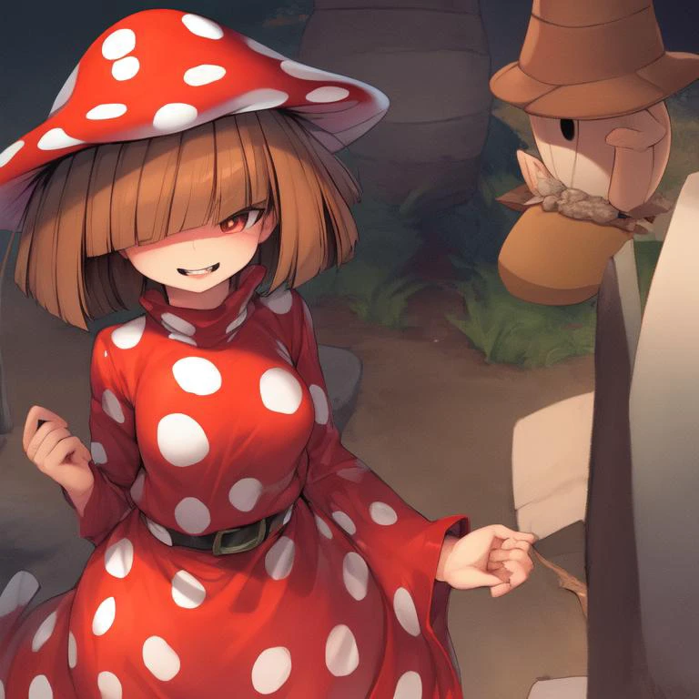 <lyco:boku_no_hero_academia_V34000:1.5:0.6> komori kinoko solo