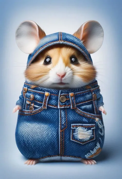 by Aaron Jasinski, by Ken Sugimori, (by Brian Mashburn, (by Dan Mumford, magical)), magical, cute hamster <lora:ral-jeans-sdxl:1> ral-jeans