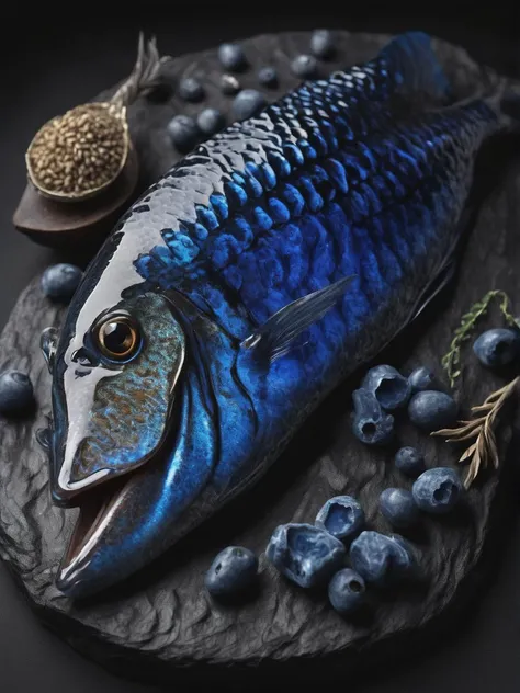 Food photography style, (Clever Photo:1.3) of (Ultrarealistic:1.3),(Peaceful:1.3) Sapphire Blue, capricious,ceramic,paradoxical, The thought provoking ideas of a Siberian shaman. pencil shading,charcoal drawing,tinted paper,pencil drawing,brutal dark b/w color scheme,A striking ultra HD charcoal drawing,overall composition is a perfect balance of intricate and insanely detailed elements (best quality,4k,8k,highres,masterpiece:1.2),ultra-detailed,(realistic,photorealistic,photo-realistic:1.37),UHD,professional,extreme detail description,sharp focus,physically-based rendering,<lora:EnvyMonsterXL01_base_prodigy:1>,(by Artist Alexander Jansson:1.3),Highly Detailed,(Mannerism Art:1.3),(Kodak Ektar:1.3), Appetizing, professional, culinary, high-resolution, commercial, highly detailed