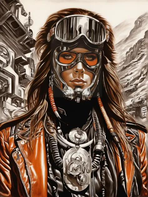 Pop Art, art of (Foolish Professional 3D rendering:1.3) of (Technical illustration:1.3),(Romantic:1.3) Leather Brown, characteristic,paradoxical, The thought provoking ideas of a Siberian shaman. pencil shading,charcoal drawing,tinted paper,pencil drawing,brutal dark b/w color scheme,A striking ultra HD charcoal drawing,overall composition is a perfect balance of intricate and insanely detailed elements (best quality,4k,8k,highres,masterpiece:1.2),ultra-detailed,(realistic,photorealistic,photo-realistic:1.37),UHD,professional,extreme detail description,sharp focus,physically-based rendering,<lora:stylesqueeze_v3_xl:1>,(by Artist Syd Mead:1.3),CGSociety,ArtStation,(Neo:1.3),(Grayscale:1.3), vivid colors, flat color, 2D, strong lines, Pop Art