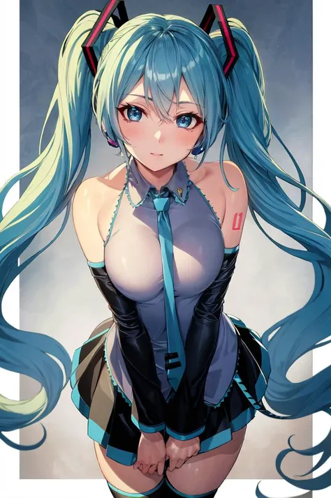<lora:Homare:1>
1girl, hatsune miku, standing,, masterpiece,best quality,vibrant image,sharpness, colorful,perfect eyes, detailed eyes, detailed hair,
