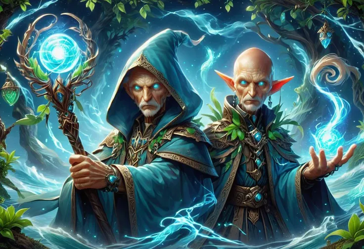 hyper detailed masterpiece, dynamic, awesome quality, orbstaff male geriatric compact, native hawaiian, light blue eyes, split ears, nostril flared nose, v-shaped jaw, dimpled cheeks, rectangular face shape, , strawberry blonde bald head hair, fear, arms swirling in circular motions, summoning a cyclone of magic, occultist, space-warping abilities, stonepunk , tracing symbols with a quill on parchment, crafting spells with precision, enchanted moonlight, enchanted moonlight, a serene seagrass meadow, with gentle waves and curious sea turtles gliding through the underwater foliage, <lora:XL_Weapon_Orbstaff_-_By_HailoKnight:1>