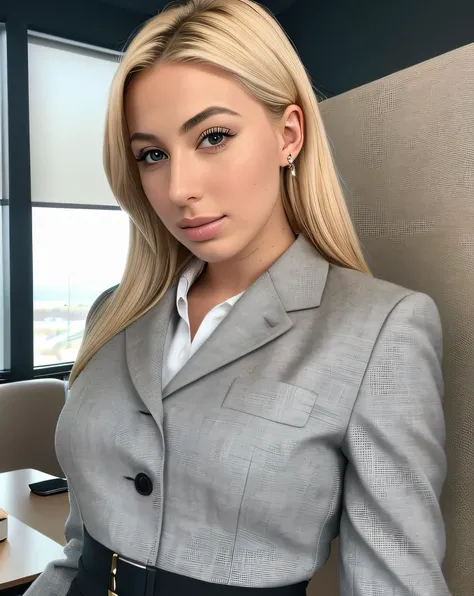 (raw:1.1) photo of (blonde A2trW3tt01:0.99), a woman as a (lawyer:1.3), modelshoot style, (wearing an office suit:1.2), (in an expensive corner office:1.1),, detailed skin texture, (blush:0.2), (goosebumps:0.3), subsurface scattering, RAW candid cinema, 16mm, color graded portra 400 film, remarkable color, ultra realistic, textured skin, remarkable detailed pupils, realistic dull skin noise, visible skin detail, skin fuzz, dry skin, shot with cinematic camera