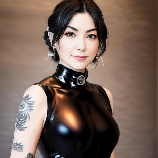 Charlotte, ((((beautiful face)))), perfect face, deliberate, masterpiece, best quality, highest quality, cinematic lighting, very beautiful, ultra realistic, tattoos, tattooed, beautiful,