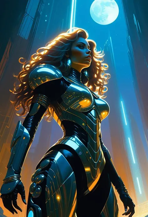 (one person), supermodel wearing an immaculate [red|yellow|bright green with golden embroidered] tailored gown, ((extremely ((detailed face)) and body)), toned defined body, standing next to a water fountain, detailed hair, ((close up)), professional modern clean comic book style, <lora:weird future fashion_v2:1>