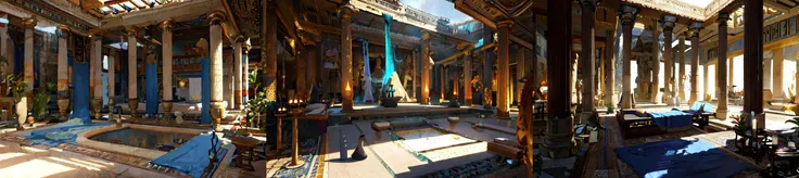 (otherworldly, otherworldly atmosphere, otherworldly appearance), highly insanely detailed, masterpiece, top quality, best quality, highres, 4k, 8k, RAW photo, ((ancient egyptian theme:1.2)), Hong Kong structure, structure, 
(mystical theme), mystical gatmosphere, arcane sanctuaries, otherwordly aura, 
(long_hair, long hair, random colors hair, glowing hair, hair over one eye, long messy hair), 
(eyelashes, eyeliner, eyeshadow, eyelashes, long eyelashes), 
collar, earrings, jewelry, necklace, armlet, 
tentacle, (underwater), nsfw, 
Homestay, Resort, (Guest House:1.1), 
building, structure, swirling energy, 
action pose, 
drunk, 
high-heels, 
reflection, reflective floor, 
shawl, 
abandoned building, shopping mall, overgrown with vegetation, [volumetric fog], cinematic lighting, colorful, colourful, 
belly bottom, erotic lingerie, 
((dune)), steep, sandhills, 
HDR, ((photorealistic)), professional light, cinematic lighting, fashion photography, ambient lighting, face lighting, <lora:detail_slider_v4:1>, Fantasy picture, OverallDetail, ancient roman room with a statue and candles in it and a bed in the middle of the room with a blue blanket on it and a blue blanket on the floor, RomInt, <lora:RomanInterior-10:0.8>, epiCPhoto, (fantasy world)