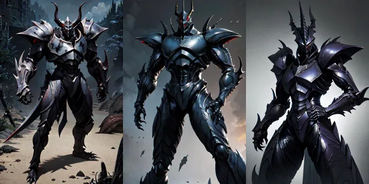 highly insanely detailed, masterpiece, top quality, best quality, highres, 4k, 8k, RAW photo, Androgynous, 
xenomorph hive, 
monster knight, 
metal gloves, 
gauntlets, 
knight's armor, 
long claws with blade, 
horror, 
g01, 
Predator, 
solo, 
<lora:Guyver_v15:0.5>