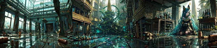 (otherworldly, otherworldly atmosphere, otherworldly appearance), highly insanely detailed, masterpiece, top quality, best quality, highres, 4k, 8k, RAW photo, 
((ancient egyptian theme:1.2)), Hong Kong structure, building, structure, taiwan, korean, post-apocalyptic, 
swirling energy, 
tentacle, 
(underwater), 
reflection, reflective floor, 
abandoned building, overgrown with vegetation, [volumetric fog], cinematic lighting, colorful, colourful, 
(long_hair, long hair, random colors hair, glowing hair, hair over one eye, long messy hair), 
(eyelashes, eyeliner, eyeshadow, eyelashes, long eyelashes), 
collar, earrings, jewelry, necklace, armlet, 
nsfw, 
cleavage, perfect body, makeup, 
action pose, 
drunk, biting, 
dawn, 
(photography a small glass bottle with a cork, glass bottle, no humans:1.6), kitchen, day light, <lora:Glass_Bottle_v1_LORA-01:0.3>, (fantasy world)