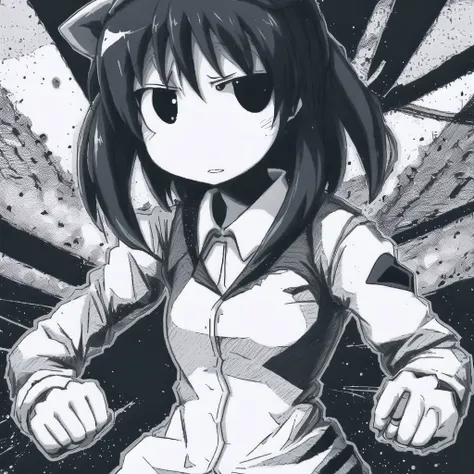 <lora:ham_rifl:0.9>, monochrome, 

souryuu asuka langley, angry