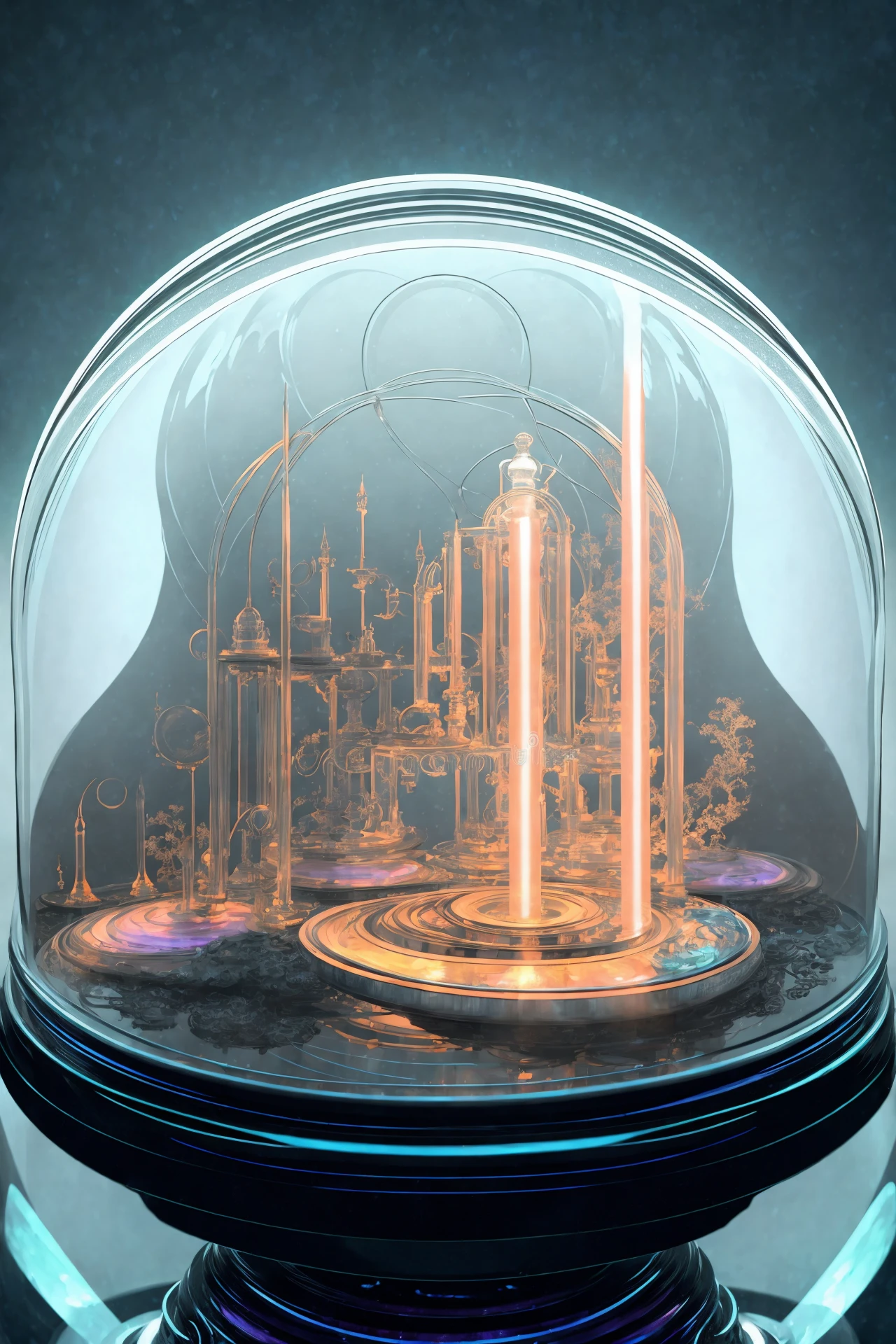 (Overprocessed Professional 3D rendering:1.3) of (Detailed illustration:1.7),(Cosy:1.3), a ((knollingcase)) on a alchemist table filled with a ((futuristic city)), winter wonderland, potion glass, (workshop:1.1), intricate detail:1.4, hyper detailed, insanely detailed:1.4, (vibrant colors:1.4), ultra realistic, sharp focus, octane render, volumetric, ray tracing, artstation trending, cgsociety, massive scale:1.3, colossal scale:1.2, sense of awe:1.5, mystical, 4k, insane detail, concept art, mist, non euclidean architecture, close up, award winning lighting, best quality, 8k uhd, (vibrant colors:1.3), cinematic lighting, (concept art:1.1), neo futurism, neon signs, ferrofluid in a jar, ((Robot Santa)), ((Kwanza Bot)), ((Chanuka Zombie)), christmas ornaments:1.2, Santa's Workshop theme, intricate artwork by Tooth Wu and wlop and beeple, octane render, trending on artstation, greg rutkowski, very coherent symmetrical artwork, cinematic, hyper realism, high detail, octane render, 8k, ((dome of liquid light)), (emb-rrf-mid:0.6), studio quality, swirling snow, blizzard, macro shot, very very clean and sharp lines and edges, (by Artist Jan Hendrik Weissenbruch:1.3),(by Artist Greg Rutkowski:1.3), (in the style of Moebius:1.4),