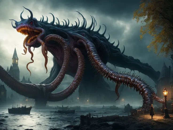 (highly detailed:1.2),(best quality:1.2),8k,sharp focus,(subsurface scattering:1.1),(nsfw:1.1), (award winning photograph:1.2),
(terrifying gargantuan eldritch horror:1.2)
(highly detailed background:1.3), RPG, Elden Ring, (horror fantasy:1.2), (hyperrealistic:1.2), dramatic lighting,artstation, artgerm, greg rutkowski, alphonse mucha, trending on artstation, trending on deviantart, wlop
