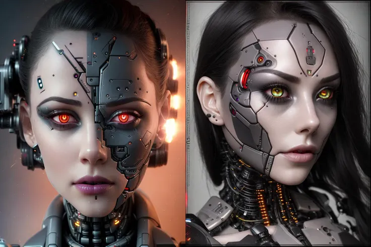 (highly detailed:1.2),(best quality:1.2),8k,sharp focus,(subsurface scattering:1.1),(nsfw:1.1), (award winning photograph:1.2),1girl, (many many detailed black tattoos on face:1.2), by emb-rrf-low,(many many thick black dark tattoos on body nose and eyes:1.2),(close shot:1.2), (separation of face segments:1.1), (deep seams on face and body:1.2)
(beautiful cyborg with scifi laser gun:1.3), (shooting lasers at enemy robots:1.3), (dynamic action pose:1.2), neon glow under the skin
(very detailed clothes:1.2), (highly detailed background:1.3), RPG, Elden Ring, (scifi:1.2), (hyperrealistic:1.2), dramatic lighting,artstation, artgerm, greg rutkowski, alphonse mucha, trending on artstation, trending on deviantart, wlop