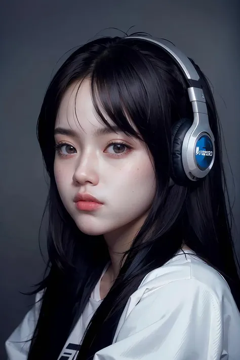 (masterpiece), best quality, perfect face, a portrait, 1girl, e-sport player outfit, headphone <lora:adhikayess-04:1>