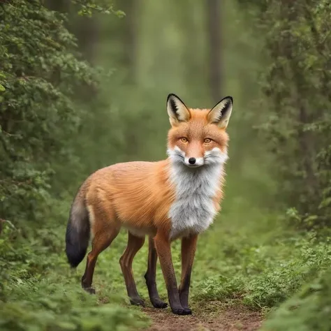 100mm photograph of a fox in the forest <lora:GoogleImageScrape:1>, (good composition), (in frame), centered, 8k, 4k, detailed, attractive, beautiful, impressive, photorealistic, realistic, cinematic composition, volumetric lighting, high-resolution, vivid, detailed, stunning, professional, lifelike, crisp, flawless, DSLR, 4k, 8k, 16k, 1024, 2048, 4096, detailed, sharp, best quality, high quality, highres, absurdres