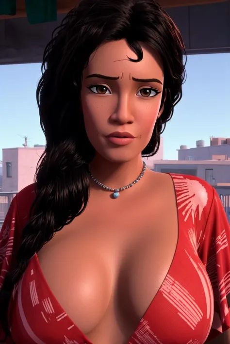 <lora:HunbrstsV3:0.45> huge breasts, <lora:RioMorales:0.8> ri0m0ralez