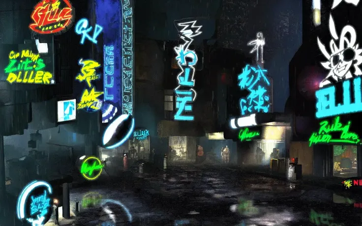 lonly city alley in a style of p1xbladerunner
phone wallpaper