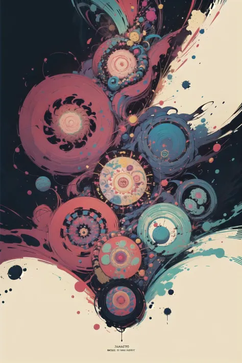 official art,unity 8k wallpaper,ultra detailed,beautiful and aesthetic,masterpiece,best quality,(zentangle, mandala, tangle, entangle),(fractal art:1.3),1girl,extremely detailed,dynamic angle,cowboyshot,the most beautiful form of chaos,elegant,a brutalist designed,vivid colours,romanticism,by james jean,roby dwi antono,ross tran,francis bacon,michal mraz,adrian ghenie,petra cortright,gerhard richter,takato yamamoto,ashley wood,atmospheric,ecstasy of musical notes,streaming musical notes visible,