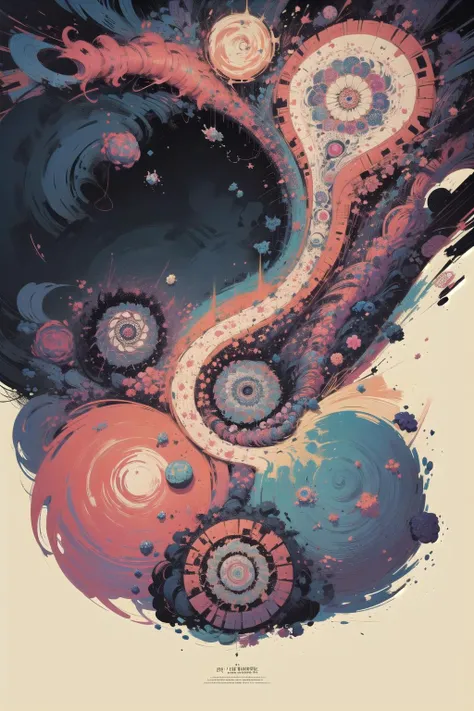 official art,unity 8k wallpaper,ultra detailed,beautiful and aesthetic,masterpiece,best quality,(zentangle, mandala, tangle, entangle),(fractal art:1.3),1girl,extremely detailed,dynamic angle,cowboyshot,the most beautiful form of chaos,elegant,a brutalist designed,vivid colours,romanticism,by james jean,roby dwi antono,ross tran,francis bacon,michal mraz,adrian ghenie,petra cortright,gerhard richter,takato yamamoto,ashley wood,atmospheric,ecstasy of musical notes,streaming musical notes visible,