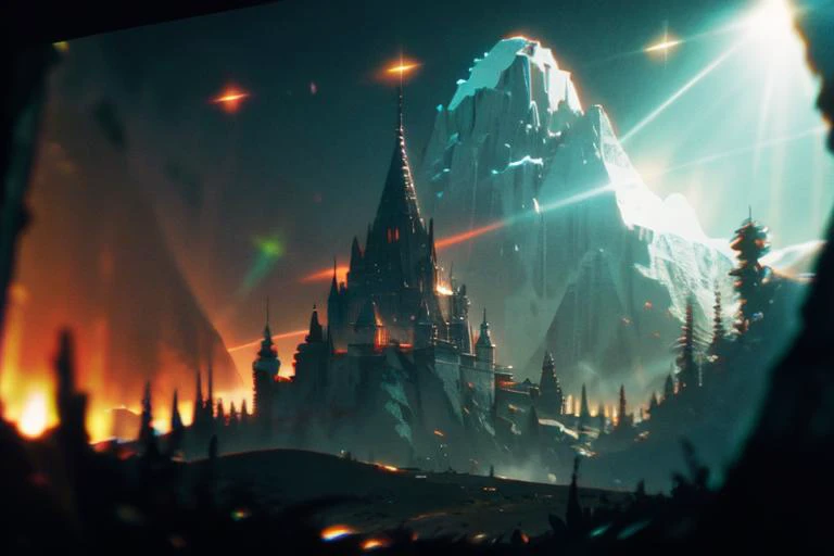 ((masterpiece, best quality)), 8k, highly detailed, fantasy, skyrim, god rays, lomography, (film grain:1.2), (chromatic aberration:1.1)
