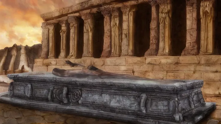 Masterwork Painting, Magnum Opus,
wideshot,
human body lying on altar stone slab, priest standing behind altar, priest holding ceremony,
<lora:Torture Rack:0.8> torturerack, operating table, stone table, straps, strapped, lying,
<lora:Sacrifice:0.75> sacrifice1, rough stone slab used as altar, bloodstained stone slab, chains and shackles hanging from stone slab, blood filled stone funel carved into stone slab, ,
highres, 8k, uhd, High Dynamic Range, tonemapping, crisp details, intricate details, fine details