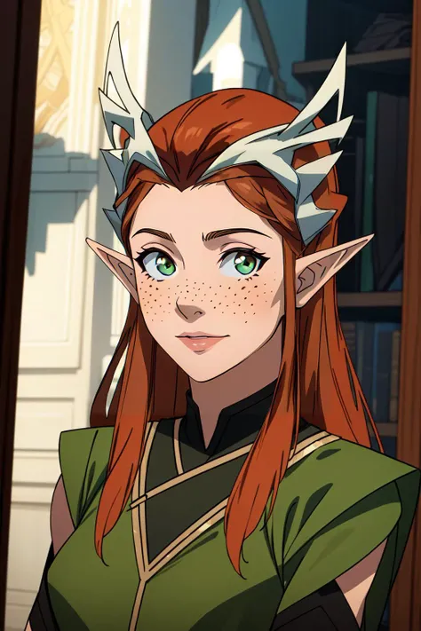 (masterpiece, best quality), intricate details,
1girl, <lora:Keyleth_Vox_Machina_v1:0.8> Keyleth, elf ears, freckles,