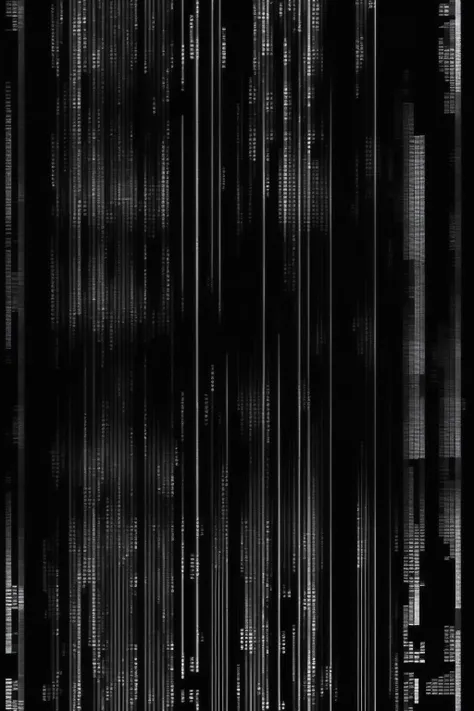 <lora:Ryoji Ikeda Style:1>Ryoji Ikeda Style - A high-contrast, minimalist visualization of sound frequencies as a bar code, pulsing against a stark, black void, embodying the essence of minimal techno.
