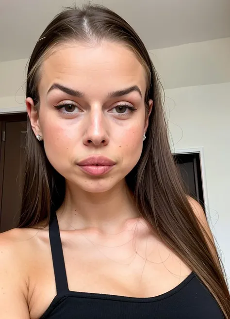RAW closeup portrait photo of topless young aleksandrasawicka-ti