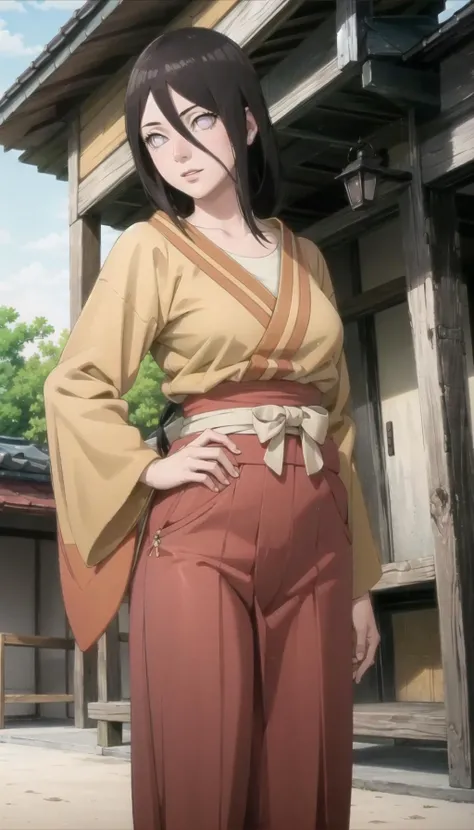 (cowboy shot), sfw, (masterpiece), (best quality:1.0), (ultra highres:1.0), detailed eyes
BREAK
<lora:Hanabi hyuuga, orange kimono, hakama skirt:0.8> Hanabi hyuuga, 1girl, dynamic pose
orange kimono, hakama skirt
BREAK
(gorgeous view)