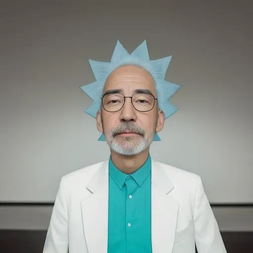 professional head shot of rick_sanchez <lora:rickAndMortyCharacters_v10:0.5> , studio lighting, studio shot, high Resolution, sharp focus, cv shot, closed mouth, passport photo, 1girl, beautiful woman, detailed facial features, realistic, skin texture, soft natural lighting, absurdres, natural lighting, high quality, high detailed skin, 8k uhd, dslr, soft lighting, high quality, film grain, Fujifilm XT3, HD, Sharp